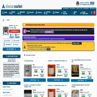 Vista previa de la interfaz de Abacus Market para 2025